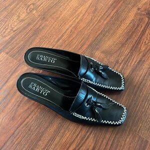 Franco Sarto Leather Mule Size 5.5